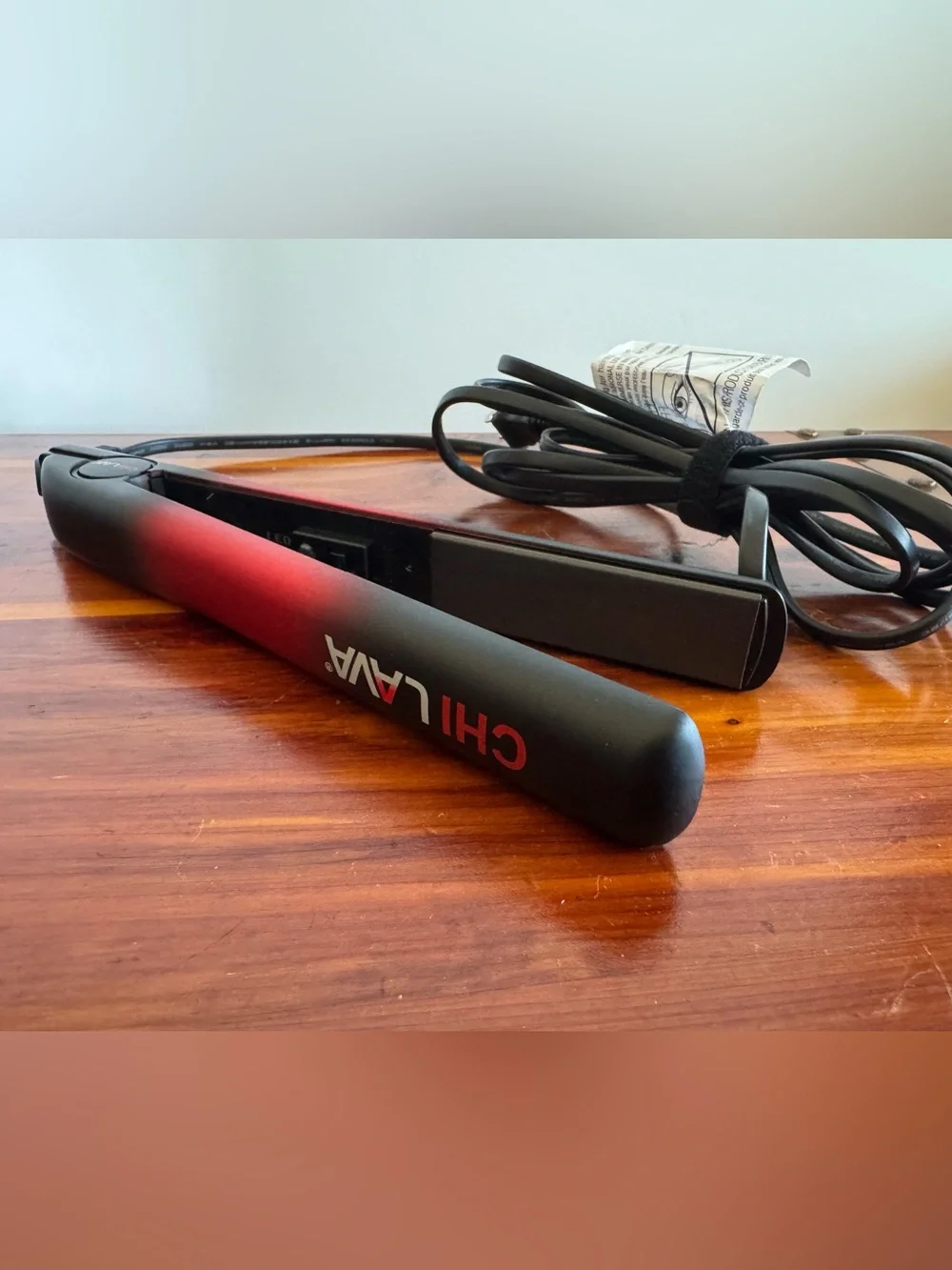 CHI LAVA Red and Black Straightener -  Flat Iron
